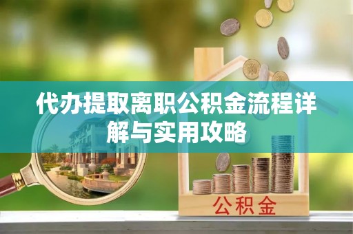巴青代办提取离职公积金流程详解与实用攻略