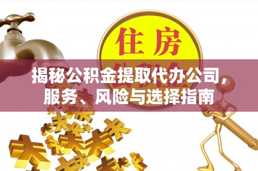 巴青揭秘公积金提取代办公司，服务、风险与选择指南