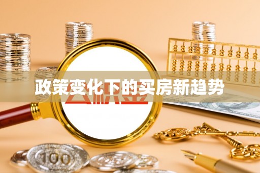 巴青政策变化下的买房新趋势