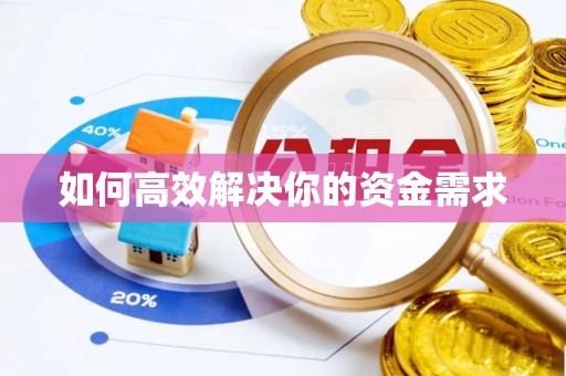 巴青如何高效解决你的资金需求