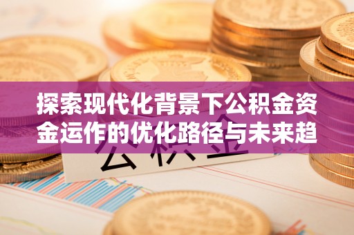 巴青探索现代化背景下公积金资金运作的优化路径与未来趋势