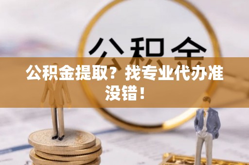 巴青公积金提取？找专业代办准没错！