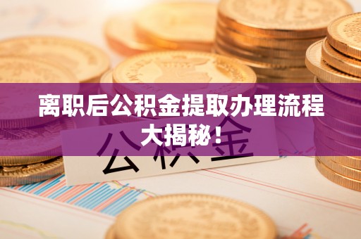 巴青离职后公积金提取办理流程大揭秘！