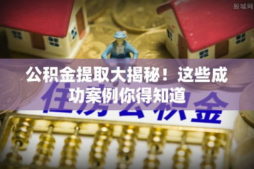 巴青公积金提取大揭秘！这些成功案例你得知道