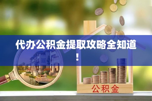 巴青代办公积金提取攻略全知道！