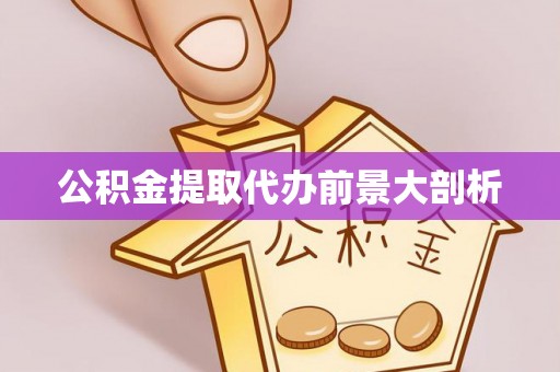 巴青公积金提取代办前景大剖析