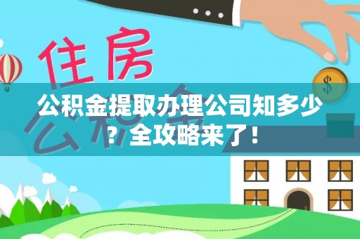 巴青公积金提取办理公司知多少？全攻略来了！