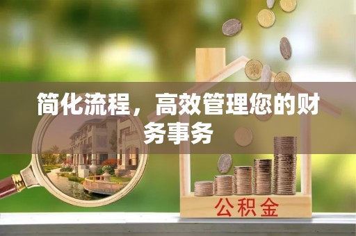 巴青简化流程，高效管理您的财务事务